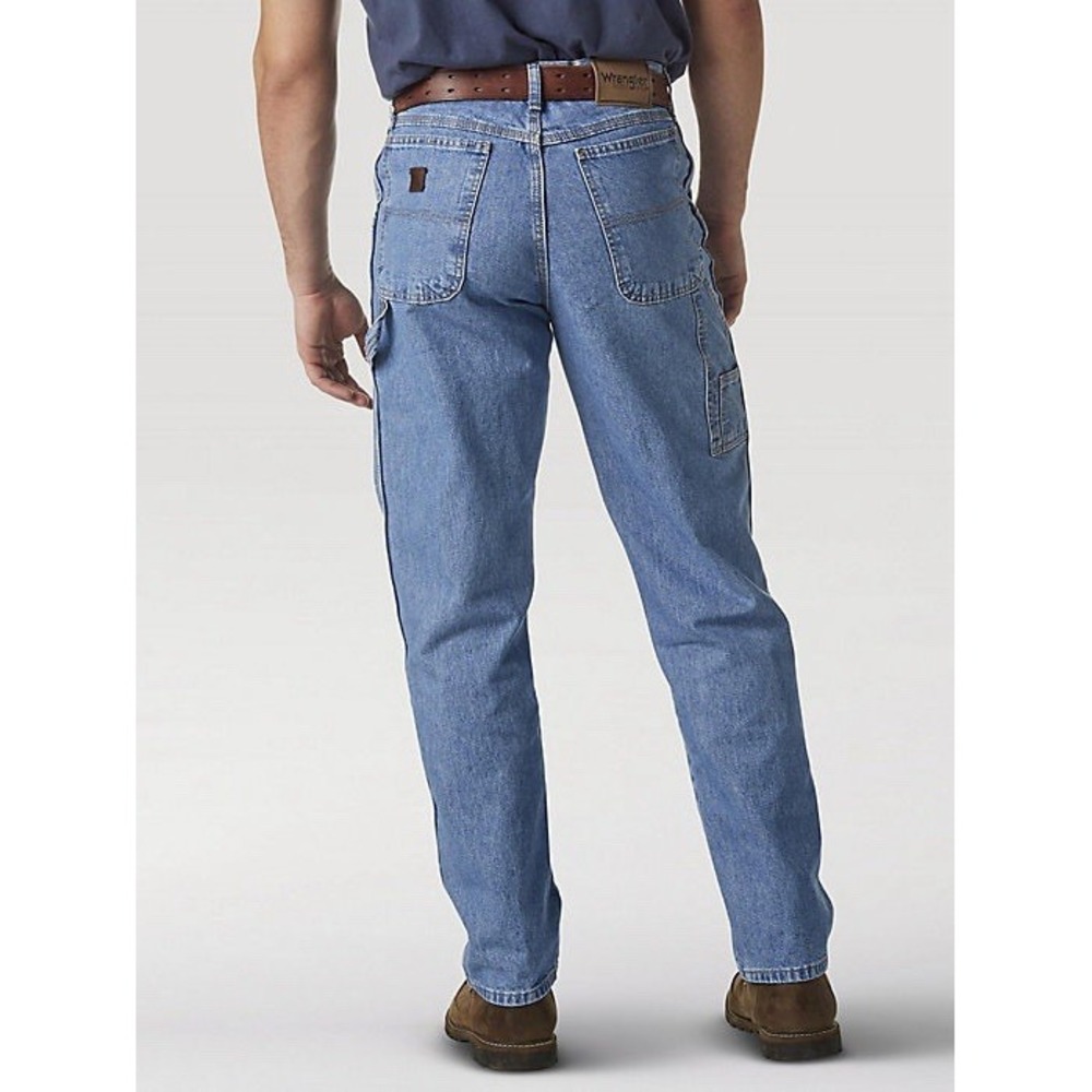 Wrangler Rugged Wear Carpenter Denim Mens Jeans 38x34 (Actual 36x32) - Picture 3 of 14